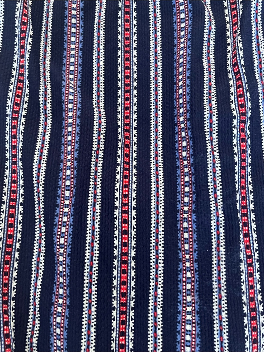 Navy patterned One-Piece - Picture 2 of 4